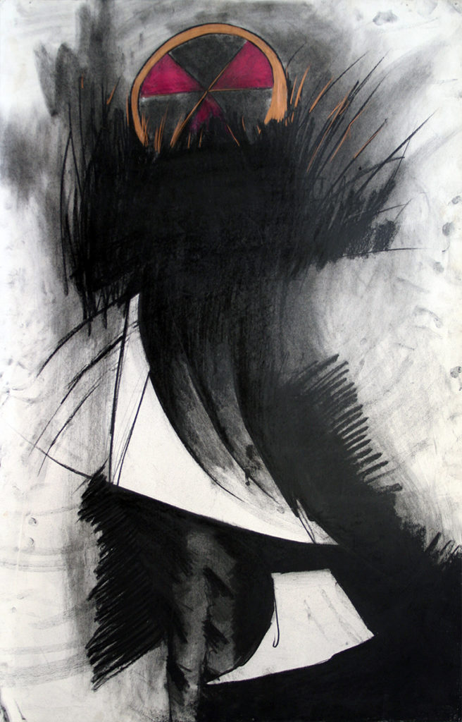 the Father, charcoal, crayon 26"x40"